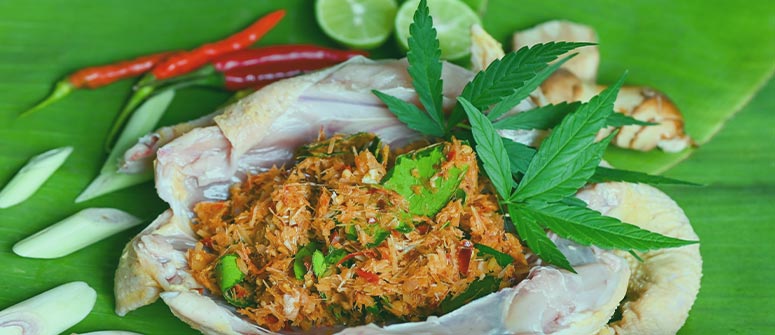 Comment cuisiner un poulet thc : 2 recettes